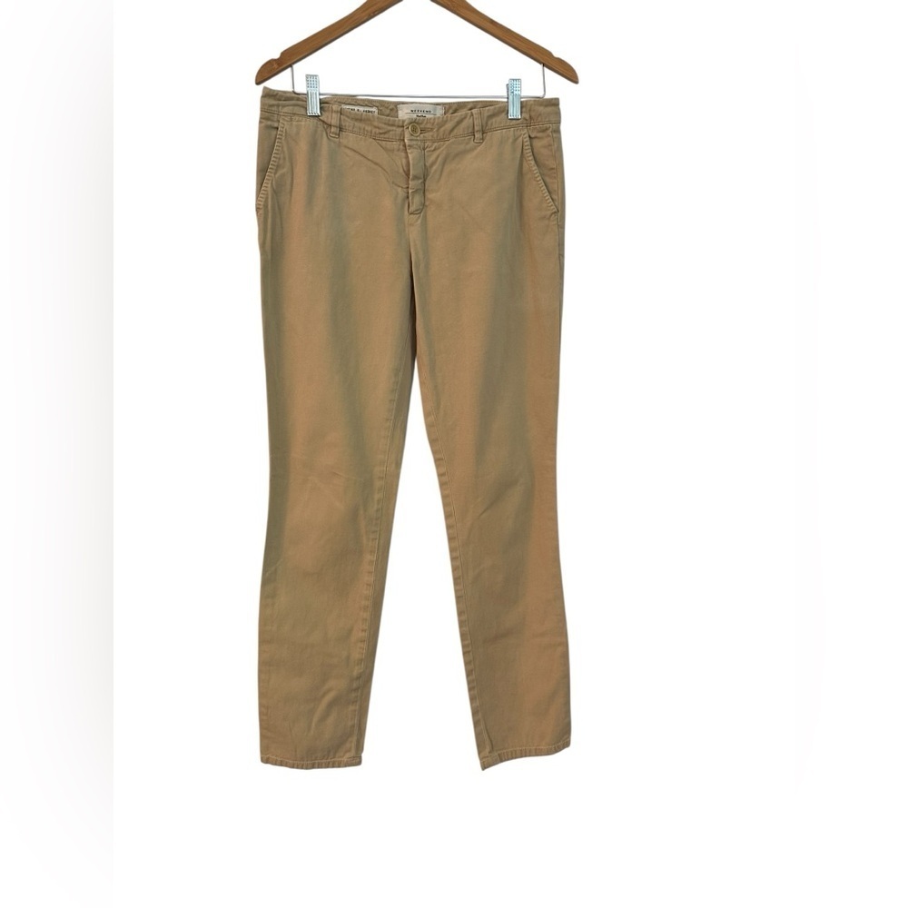 MaxMara Weekend MaxMara Audrey Chino Tan pants Women’s Size 12 Minimalist Preppy